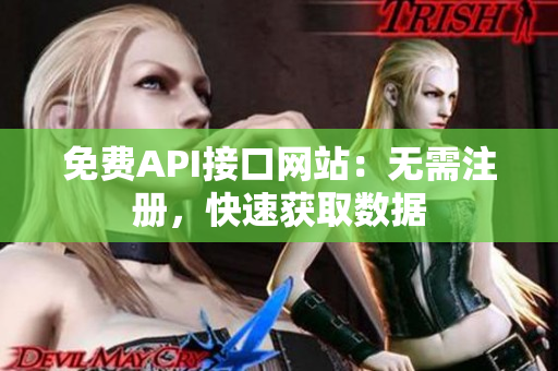 免费API接口网站：无需注册，快速获取数据