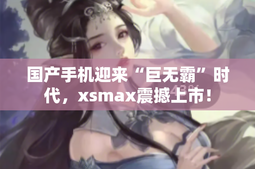 国产手机迎来“巨无霸”时代，xsmax震撼上市！