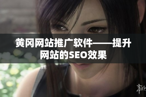 黄冈网站推广软件——提升网站的SEO效果