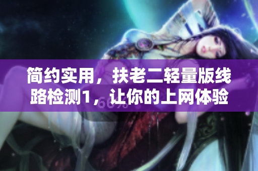 简约实用，扶老二轻量版线路检测1，让你的上网体验更稳定