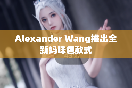 Alexander Wang推出全新妈咪包款式