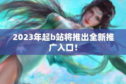 2023年起b站将推出全新推广入口！
