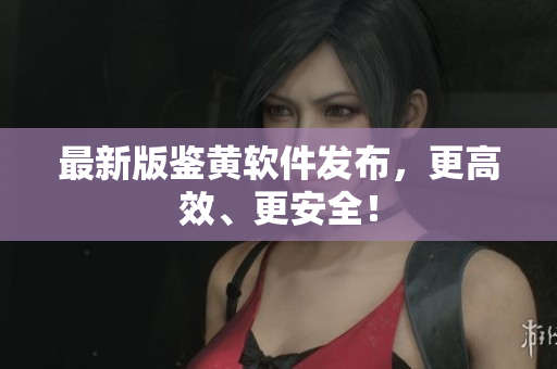 最新版鉴黄软件发布，更高效、更安全！