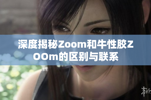 深度揭秘Zoom和牛性胶ZOOm的区别与联系