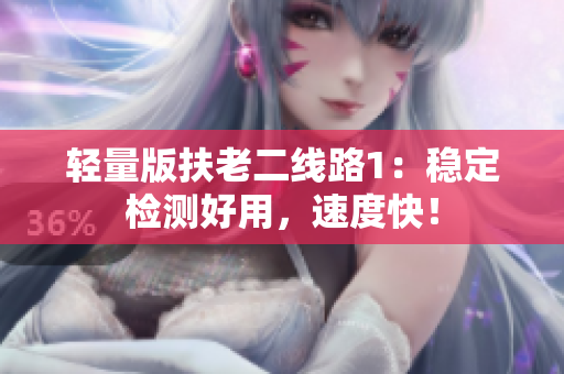 轻量版扶老二线路1：稳定检测好用，速度快！