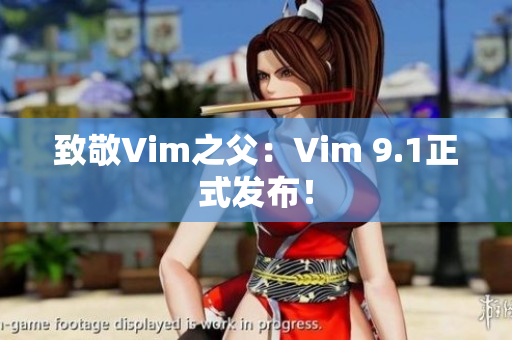 致敬Vim之父：Vim 9.1正式发布！