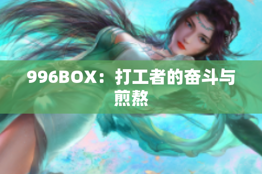 996BOX：打工者的奋斗与煎熬