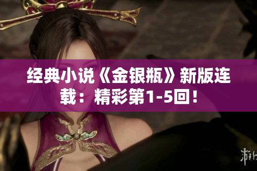 经典小说《金银瓶》新版连载：精彩第1-5回！