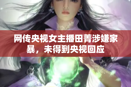 网传央视女主播田菁涉嫌家暴，未得到央视回应
