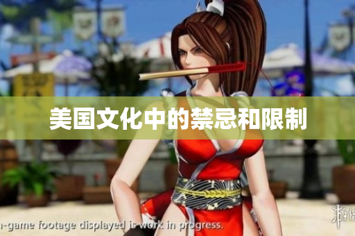 美国文化中的禁忌和限制