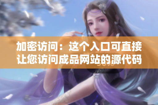 加密访问：这个入口可直接让您访问成品网站的源代码