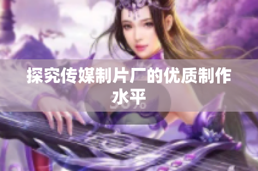 探究传媒制片厂的优质制作水平