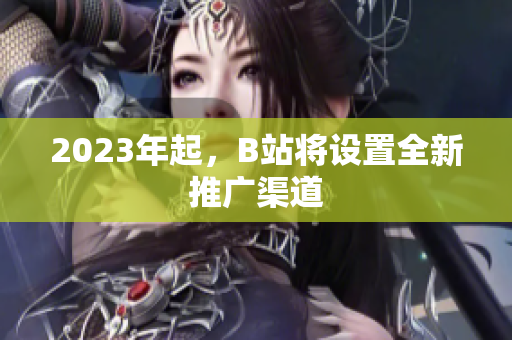 2023年起，B站将设置全新推广渠道