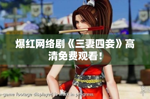 爆红网络剧《三妻四妾》高清免费观看！