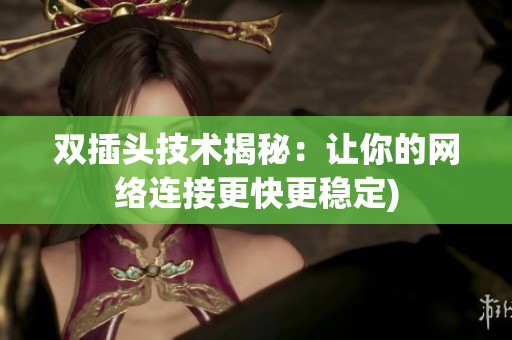 双插头技术揭秘：让你的网络连接更快更稳定)