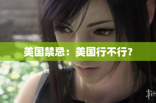 美国禁忌：美国行不行？