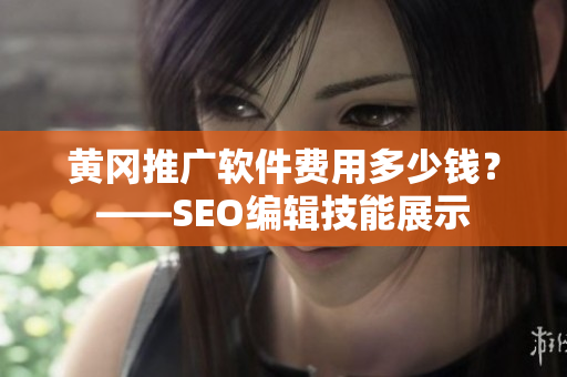 黄冈推广软件费用多少钱？——SEO编辑技能展示