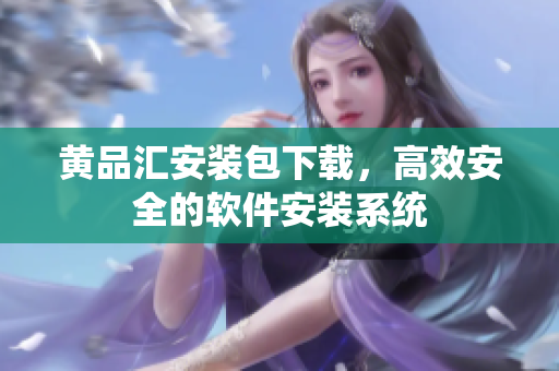 黄品汇安装包下载，高效安全的软件安装系统
