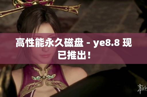 高性能永久磁盘 - ye8.8 现已推出！