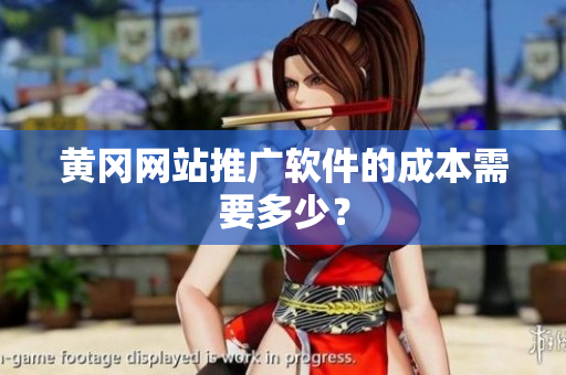 黄冈网站推广软件的成本需要多少？