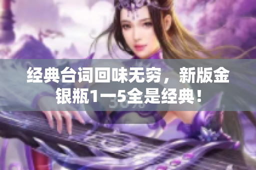 经典台词回味无穷，新版金银瓶1一5全是经典！