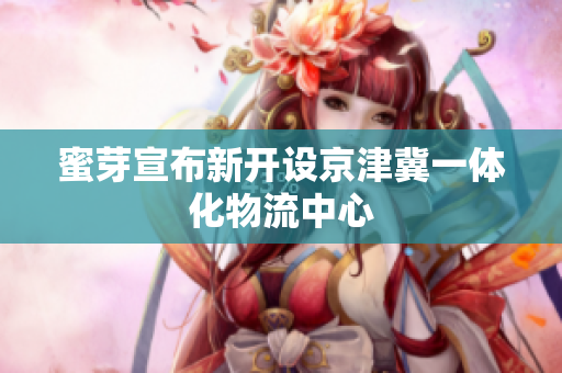 蜜芽宣布新开设京津冀一体化物流中心