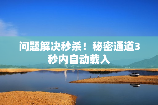 问题解决秒杀！秘密通道3秒内自动载入