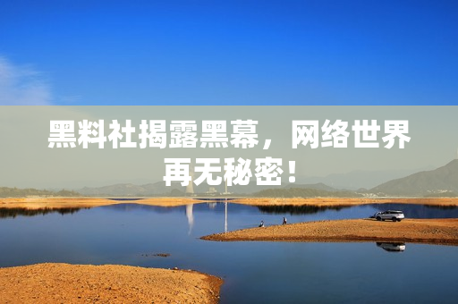 黑料社揭露黑幕，网络世界再无秘密！