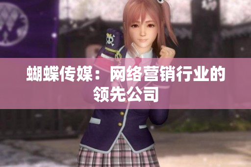 蝴蝶传媒：网络营销行业的领先公司