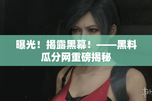 曝光！揭露黑幕！——黑料瓜分网重磅揭秘