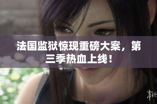 法国监狱惊现重磅大案，第三季热血上线！