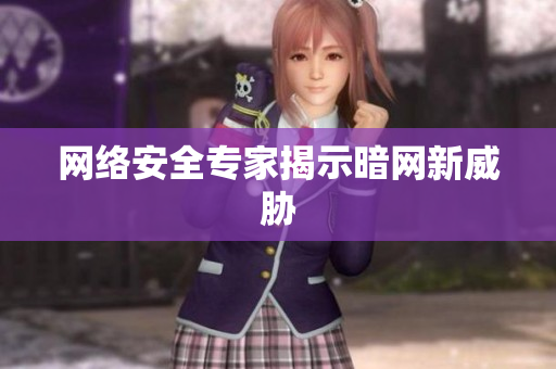 网络安全专家揭示暗网新威胁