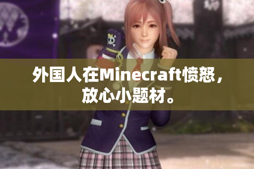 外国人在Minecraft愤怒，放心小题材。