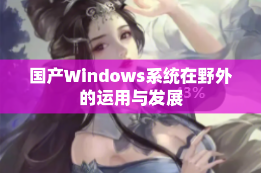 国产Windows系统在野外的运用与发展