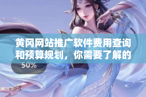 黄冈网站推广软件费用查询和预算规划，你需要了解的是？
