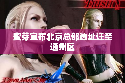 蜜芽宣布北京总部选址迁至通州区