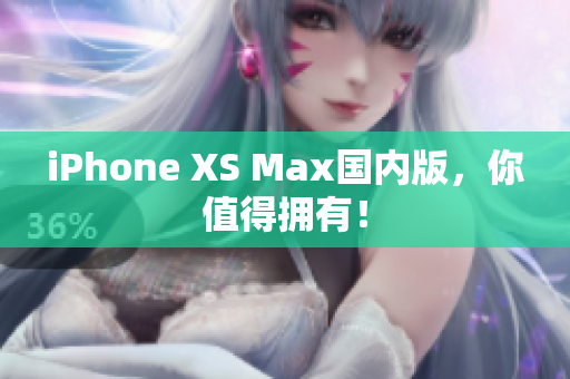 iPhone XS Max国内版，你值得拥有！