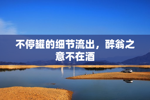 不停罐的细节流出，醉翁之意不在酒