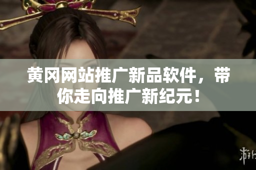 黄冈网站推广新品软件，带你走向推广新纪元！