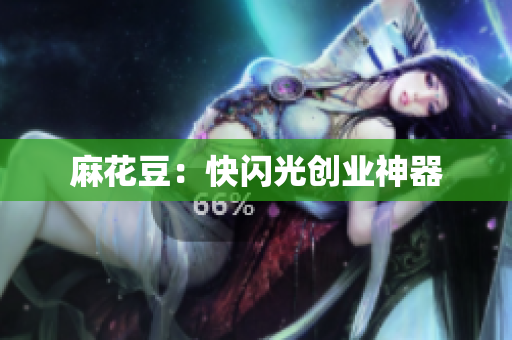 麻花豆：快闪光创业神器