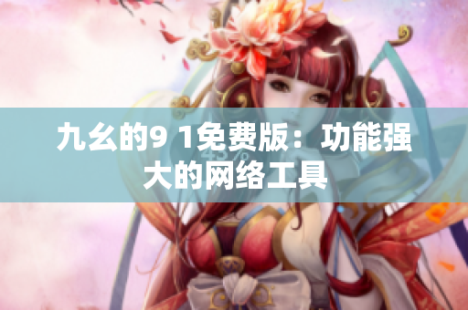 九幺的9 1免费版：功能强大的网络工具