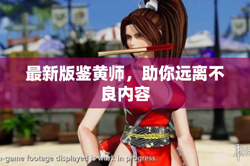最新版鉴黄师，助你远离不良内容