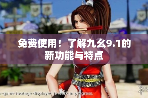 免费使用！了解九幺9.1的新功能与特点