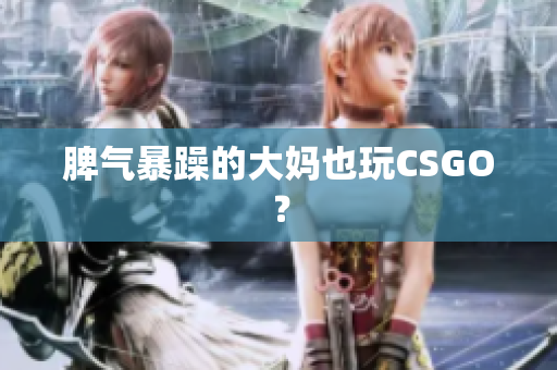 脾气暴躁的大妈也玩CSGO？