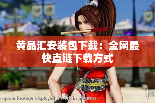 黄品汇安装包下载：全网最快直链下载方式