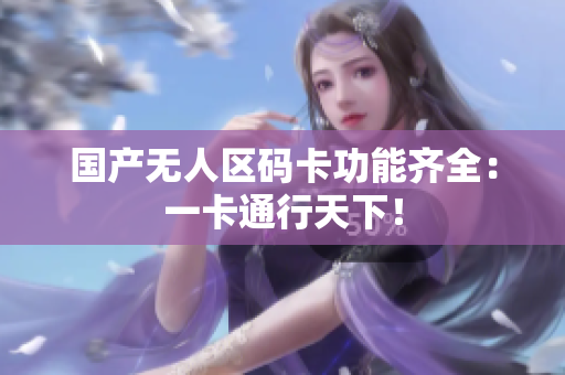 国产无人区码卡功能齐全：一卡通行天下！