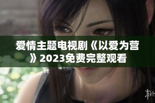 爱情主题电视剧《以爱为营》2023免费完整观看
