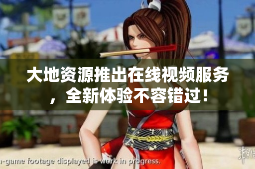 大地资源推出在线视频服务，全新体验不容错过！