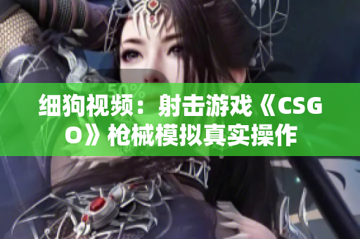 细狗视频：射击游戏《CSGO》枪械模拟真实操作