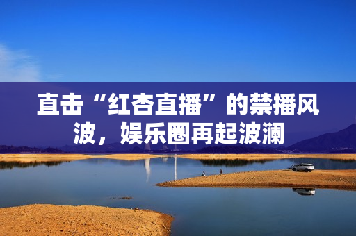 直击“红杏直播”的禁播风波，娱乐圈再起波澜